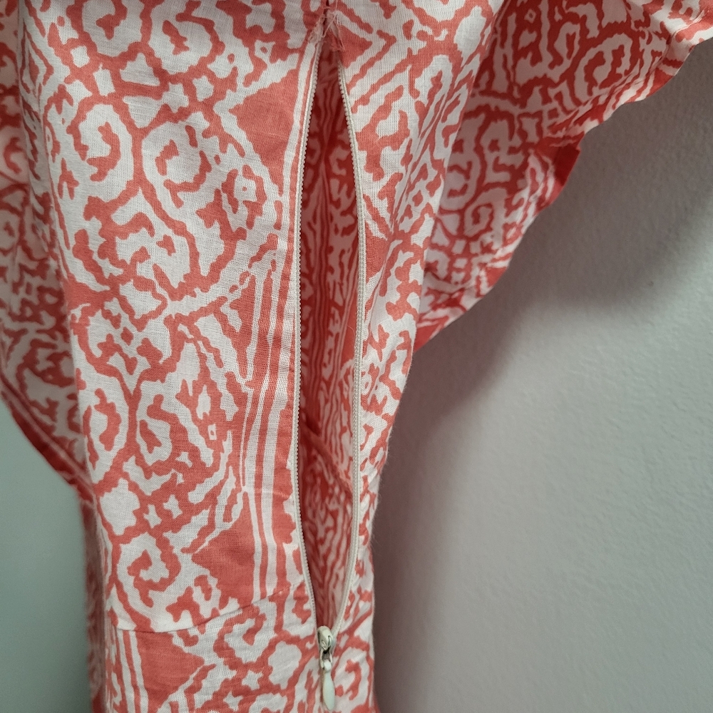 Beyond By Vera 1817 Ella Maxi Dress Basilica Peach Pondicherry Size XS READ - Picture 9 of 9